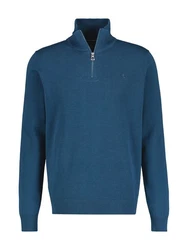 LERROS Strick 1/1 ARM Troyer Longstrickjacke Blau/Hellblau