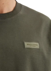 Marc O'Polo T-Shirt Bio-Baumwoll-Jersey Khaki/Dunkelgrün