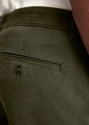 Marc O'Polo Chinohose Khaki/Dunkelgrün