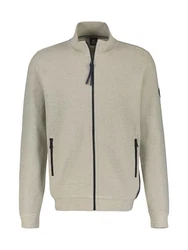 LERROS Sweatjacke  Khaki/Beige/Braun