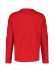 LERROS Sweatshirt Serafino-Langarmshirt Rot/Dunkelrot