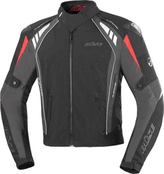 Büse Motorradjacke B.Racing Pro Rot/Schwarz/Dunkelgrau/Grau