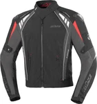 Büse Motorradjacke B.Racing Pro Rot/Schwarz/Dunkelgrau/Grau