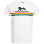 Lonsdale T-Shirt NELSON Weiß/Mischfarben/Grün/Braun/Creme