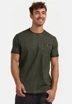 Indicode T-Shirt INKilmon Dunkelgrün/Khaki