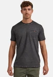 Indicode T-Shirt INKilmon Dunkelgrau/Grau/Schwarz/Braun/Hellgrau