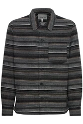 !Solid Hemdjacke SDMICHA Schwarz/Grau/Dunkelgrau/Rot