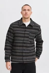 !Solid Hemdjacke SDMICHA Schwarz/Grau/Dunkelgrau/Rot