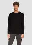 s.Oliver Langarmshirt Longsleeve Schwarz