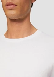 s.Oliver Langarmshirt Longsleeve Weiß/Creme