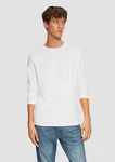 s.Oliver Langarmshirt Longsleeve Weiß/Creme