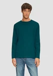 s.Oliver Langarmshirt Longsleeve Türkis/Grün/Dunkelgrün