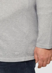 s.Oliver Strickpullover mit Raglanärmeln Grau