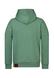 naketano Kapuzenpullover Theos Lieblingspulli Grün/Dunkelgrün