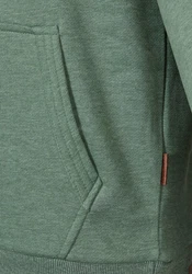 naketano Kapuzenpullover Theos Lieblingspulli Grün/Dunkelgrün