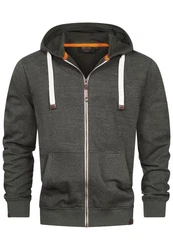 Indicode Sweatjacke INBaustian Dunkelgrün/Khaki