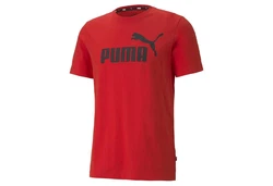 PUMA T-Shirt ESS Logo Tee Herren Rot/Orange
