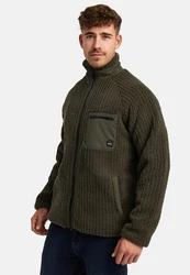 Indicode Fleecejacke INScotts Dunkelgrün