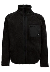 Indicode Fleecejacke INScotts Schwarz/Hellblau/Dunkelgrau