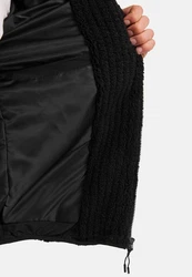 Indicode Fleecejacke INScotts Schwarz/Hellblau/Dunkelgrau