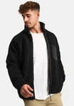Indicode Fleecejacke INScotts Schwarz/Hellblau/Dunkelgrau