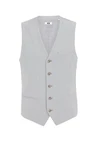 WE Fashion Jackenblazer Grau/Hellgrau/Hellblau