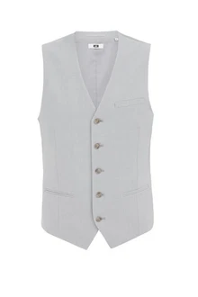 WE Fashion Jackenblazer Grau/Hellgrau/Hellblau