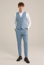 WE Fashion Jackenblazer Hellblau/Blau