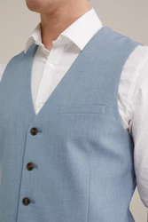 WE Fashion Jackenblazer Hellblau/Blau