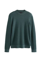 Rundhalspullover Signature Pullover aus 100 % Merino (1-tlg)