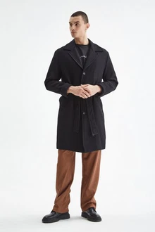 Antioch Wintermantel Coat Schwarz/Braun/Beige/Grau