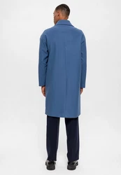 Antioch Wintermantel Double Breasted Blau/Grau/Hellblau/Dunkelblau