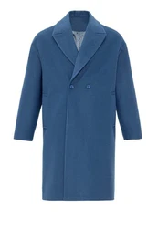 Antioch Wintermantel Double Breasted Blau/Grau/Hellblau/Dunkelblau