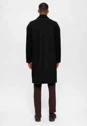 Antioch Wintermantel Double Breasted Schwarz