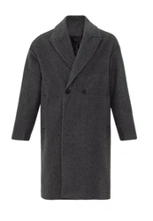 Antioch Wintermantel Double Breasted Dunkelgrau/Grau