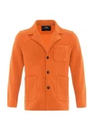 Antioch Winterjacke Lapel Collar Coat Orange