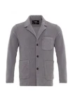 Antioch Winterjacke Lapel Collar Coat Grau/Hellgrau