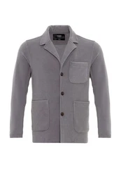 Antioch Winterjacke Lapel Collar Coat Grau/Hellgrau