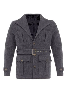 Antioch Winterjacke Lapel Collar Belt Detailed Coat