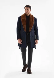 Antioch Wintermantel Coat Dunkelblau