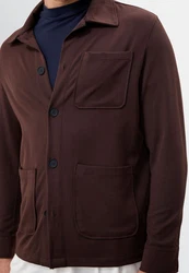 Antioch Winterjacke Light Jacket Dunkelrot/Braun/Dunkelbraun