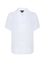 Antioch Blusenshirt Lapel Collar Short Sleeve Shirt 