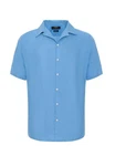 Antioch Blusenshirt Lapel Collar Short Sleeve Shirt 