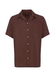 Blusenshirt Lapel Collar Short Sleeve Shirt
