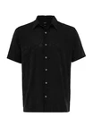 Antioch Blusenshirt Kent Collar Shirt Schwarz