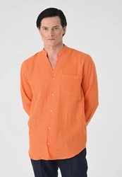 Antioch Blusenshirt Long Sleeve Shirt Orange