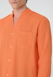 Antioch Blusenshirt Long Sleeve Shirt Orange