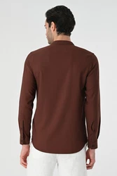Antioch Blusenshirt Luigi Braun/Rot/Dunkelrot