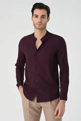 Antioch Blusenshirt Luigi Dunkelrot/Lila/Rosa/Bordeaux