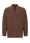 Antioch Blusenshirt Portonovo Braun/Dunkelbraun